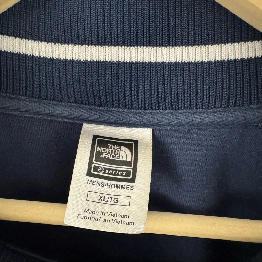 The North Face Men's Track Jacket Navy Blue Full Zip Size XL